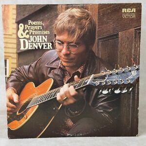 John Denver Poems Prayers and Promises Vinyl Record LP 12" Folk Rock NEAR MINT